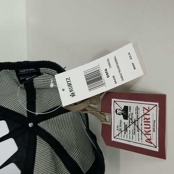 A. Kurtz "Charlie" Trucker Baseball Cap - Picture 7 of 16